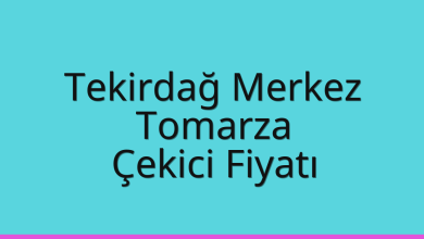 Tekirdağ Merkez Çekici Fiyatı – Tomarza Oto Kurtarıcı Ücreti