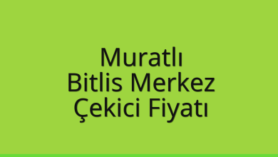 Muratlı Çekici Fiyatı – Bitlis Merkez Oto Kurtarıcı Ücreti