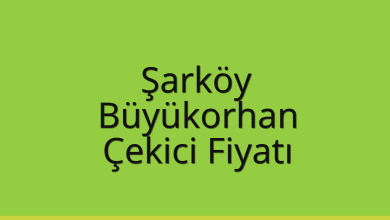 Şarköy Çekici Fiyatı – Büyükorhan Oto Kurtarıcı Ücreti