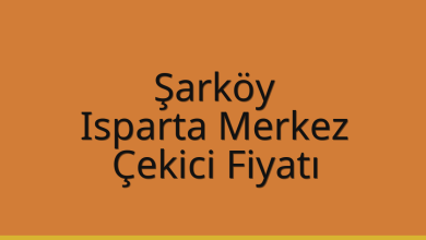 Şarköy Çekici Fiyatı – Isparta Merkez Oto Kurtarıcı Ücreti
