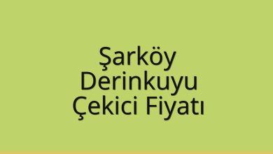Şarköy Çekici Fiyatı – Derinkuyu Oto Kurtarıcı Ücreti