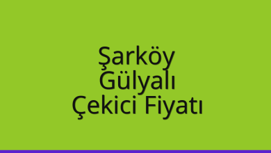 Şarköy Çekici Fiyatı – Gülyalı Oto Kurtarıcı Ücreti