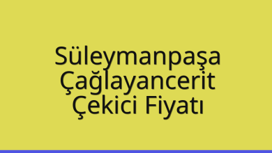 Süleymanpaşa Çekici Fiyatı – Çağlayancerit Oto Kurtarıcı Ücreti