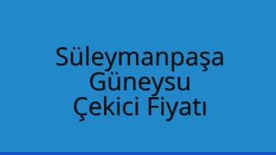 Süleymanpaşa Çekici Fiyatı – Güneysu Oto Kurtarıcı Ücreti