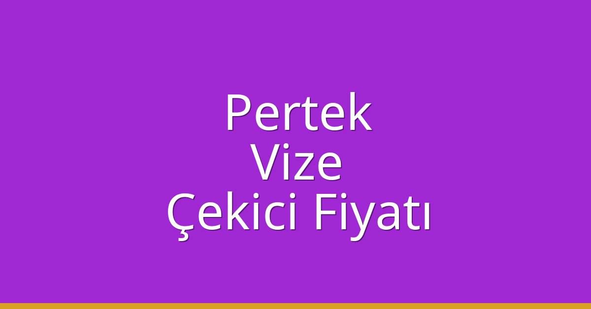 Pertek Çekici Fiyatı – Vize Oto Kurtarıcı Ücreti
